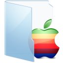 Blue Folder Apple Icon